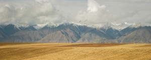 Image of the Alberta prairies with the rocky mountains in the background